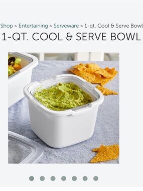 Pampered Chef 1qt Cool and Serve.